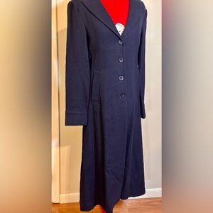 New with Tags Christy Dawn Vera Coat, Midnight Wool, Size Small